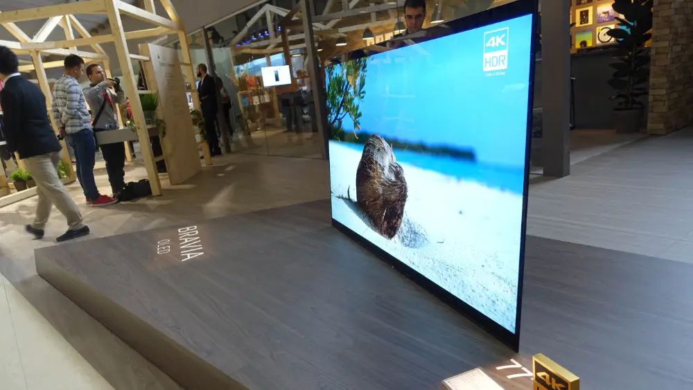 Самый большой телевизор Sony