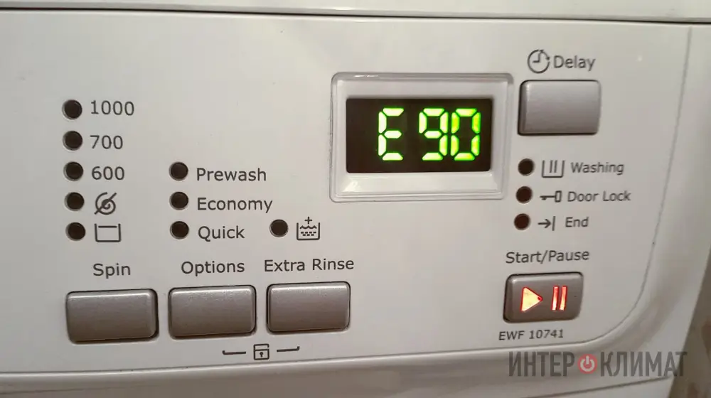 Как сбросить ошибку на стиральной машине Electrolux